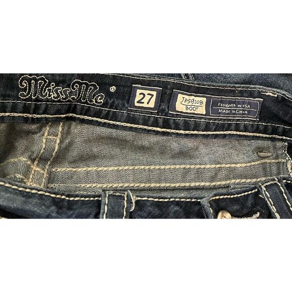 Miss Me Rhinestones Accent Bootcut Women's Jeans Size 27 - Picture 3 of 5